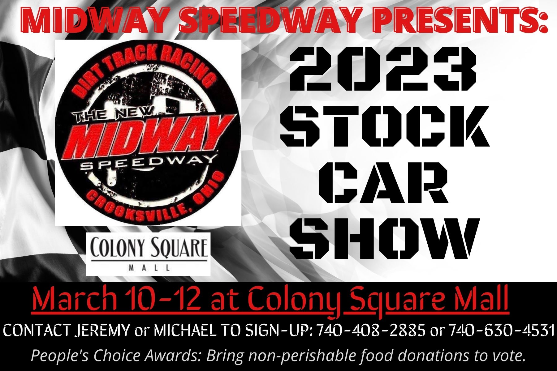 Midway Speedwy Stock Car Show Colony Square Mall
