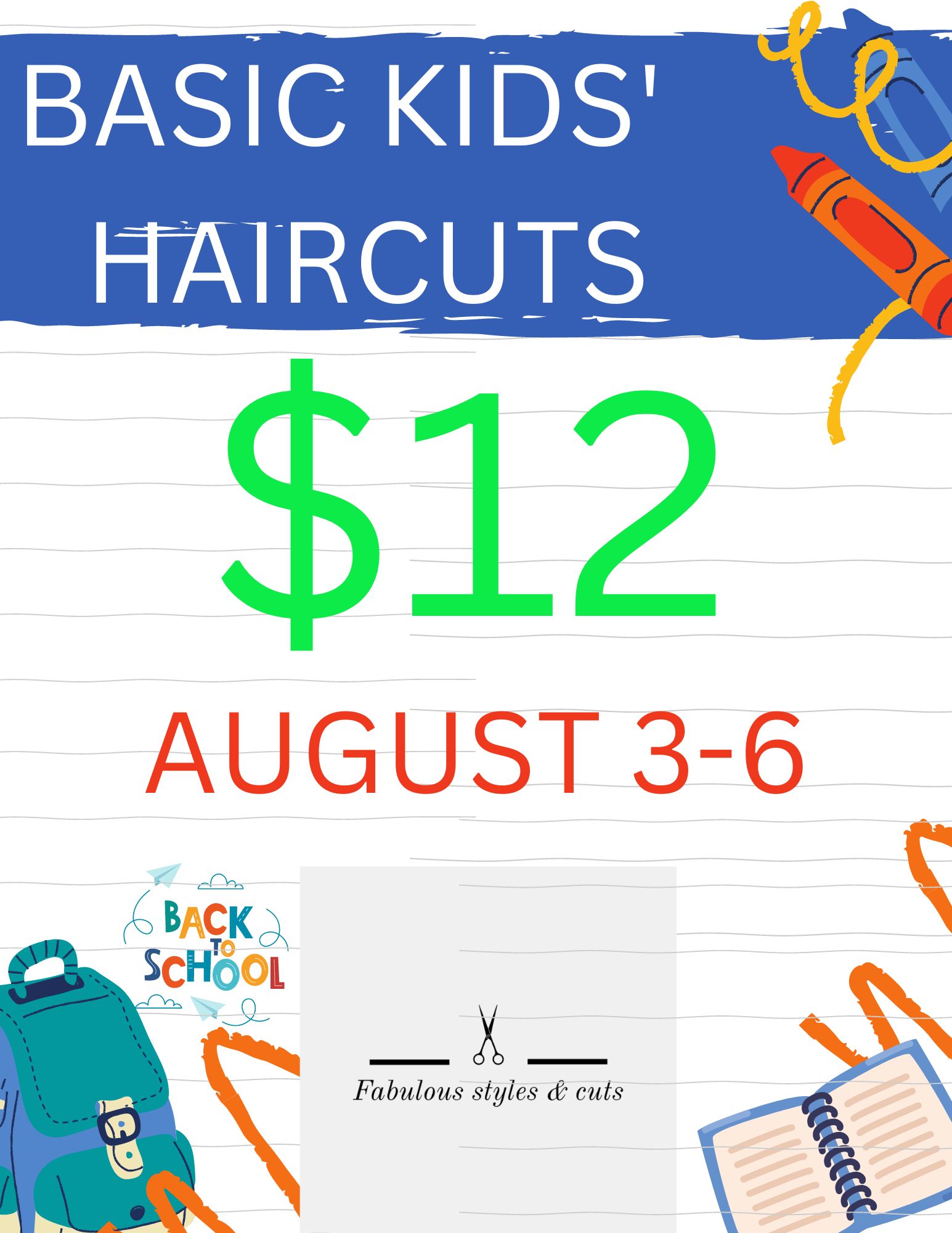 $12 Kids Haircuts icon